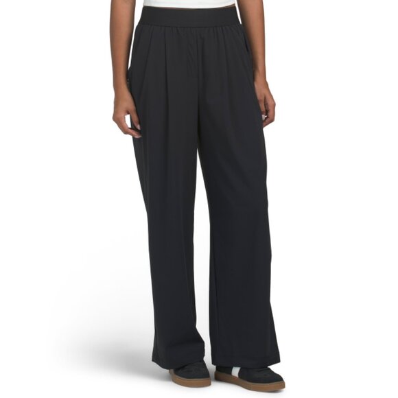 90 DEGREE BY REFLEX Black Warp X Dinah Wide Leg Pants - Picture 1 of 2
